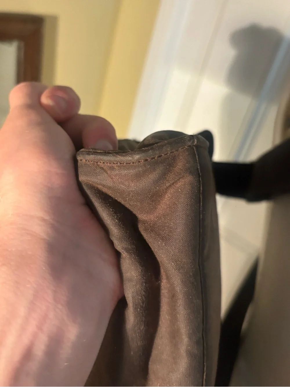 A Jack Spade Warren Street New York Brown Canvas Messenger Bag